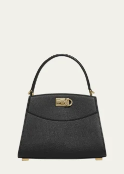 FerragamoThe New Studio Small Box Leather Top-Handle Bag