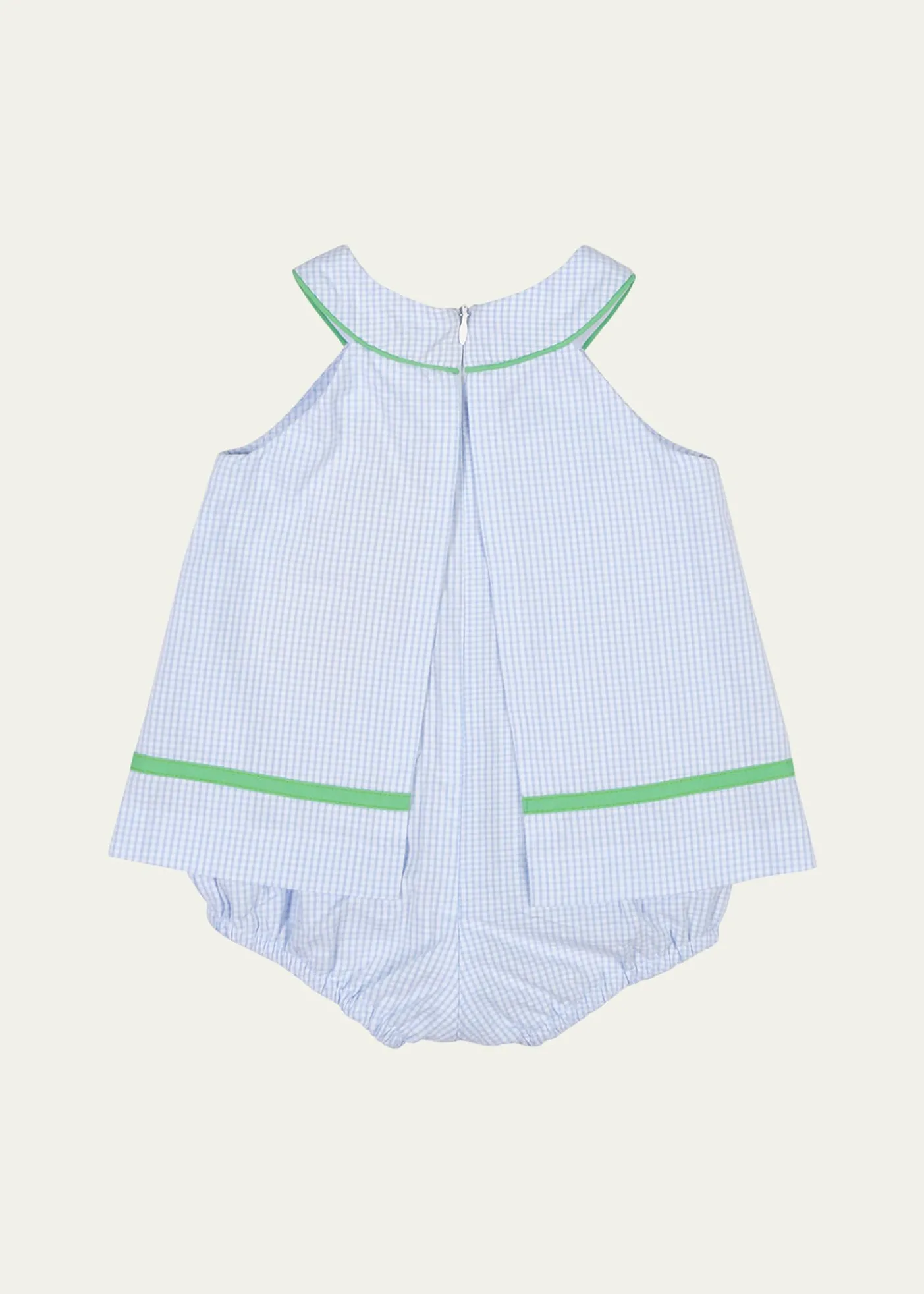 Florence EisemanGirl's Golf Cart Seersucker Skirted Romper, Size 3M-24M