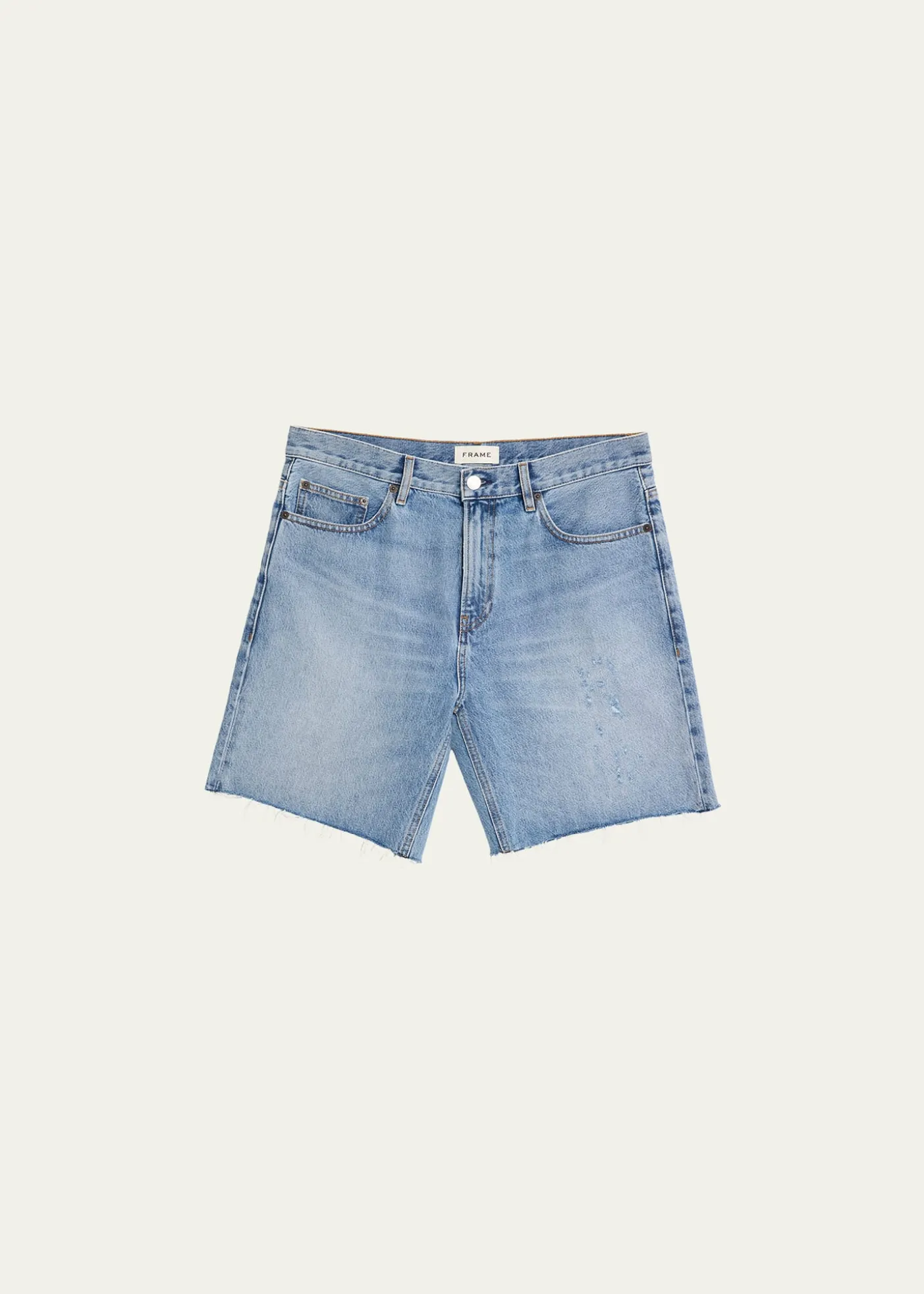 FRAMEMen's Baggy Jean Cutoff Shorts