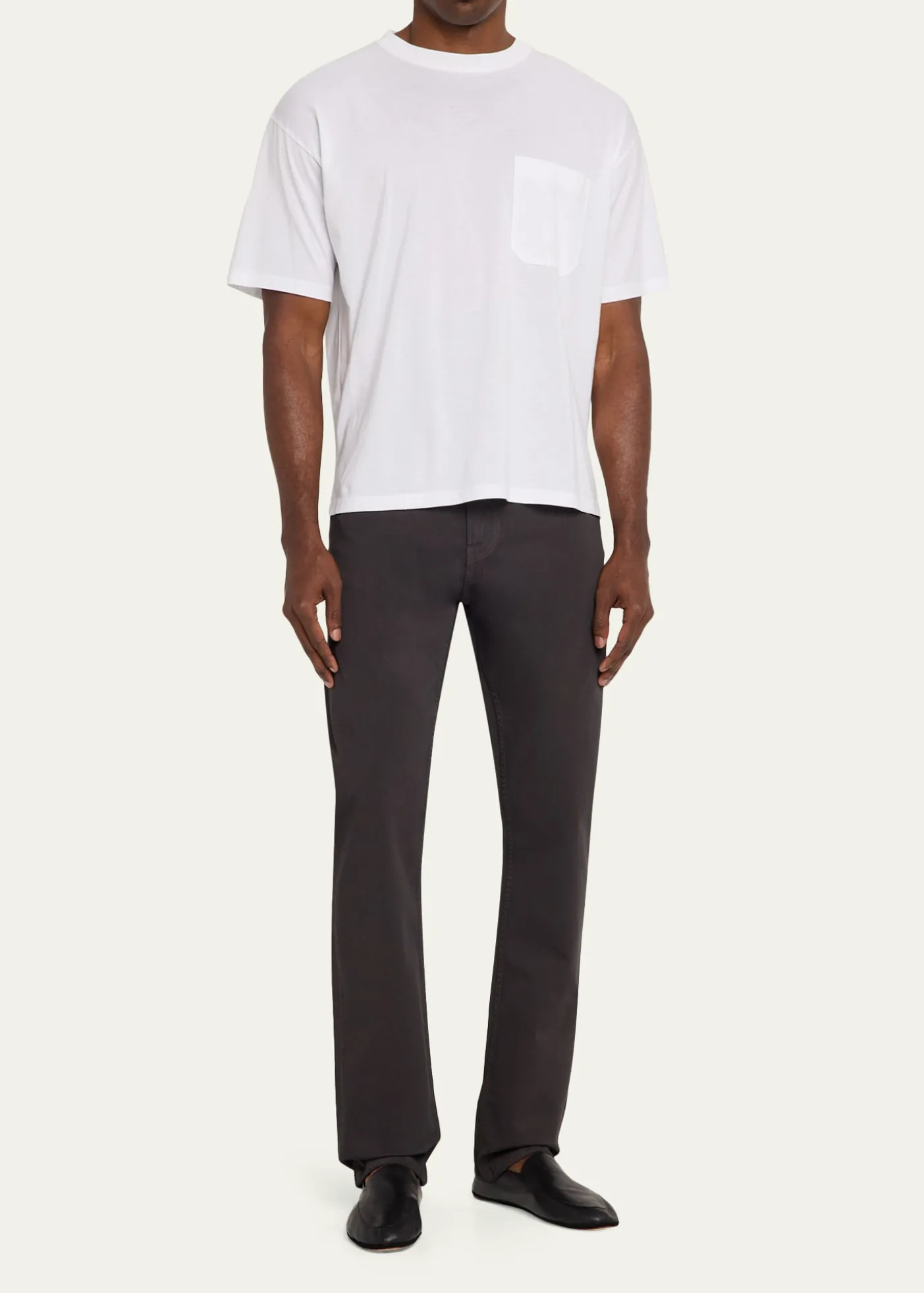 FRAMEMen's Cotton Relaxed Pocket T-Shirt