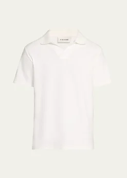 FRAMEMen's Jacquard Polo Shirt