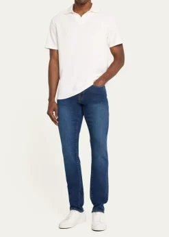 FRAMEMen's Jacquard Polo Shirt