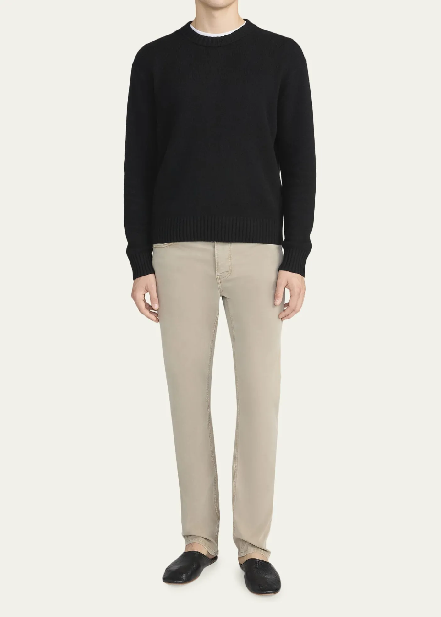 FRAMEMen's Modern Straight Fit Five-Pocket Pants
