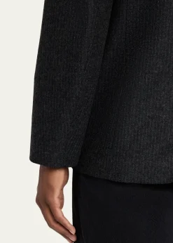 FRAMEMen's Pinstripe Wool Blazer