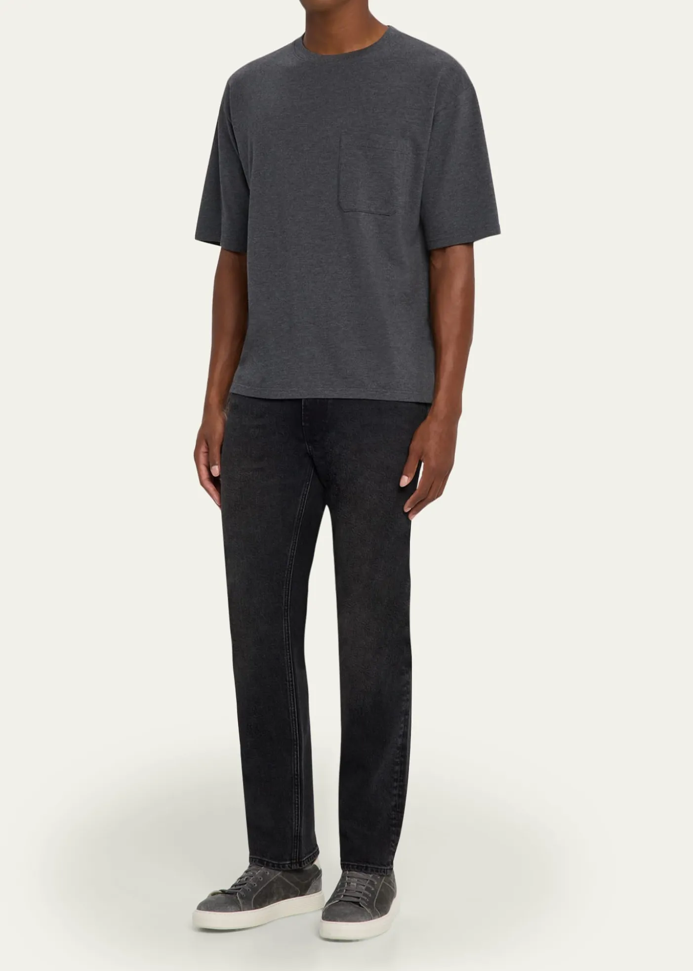 FRAMEMen's Pique Relaxed-Fit Pocket T-Shirt
