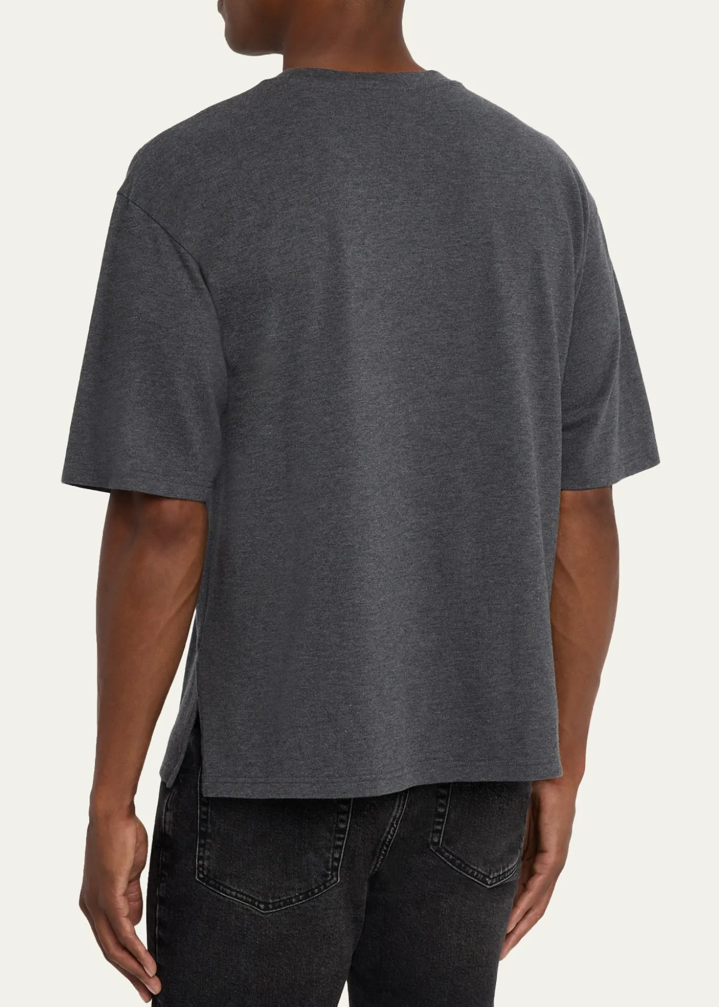 FRAMEMen's Pique Relaxed-Fit Pocket T-Shirt