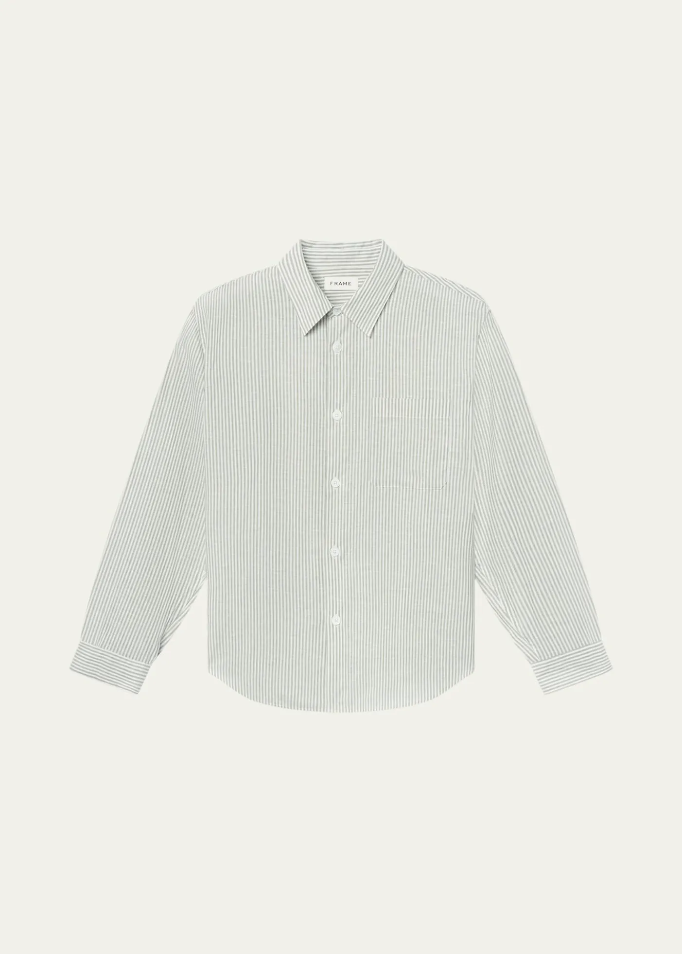 FRAMEMen's Striped Tencel-Blend Button-Down Shirt
