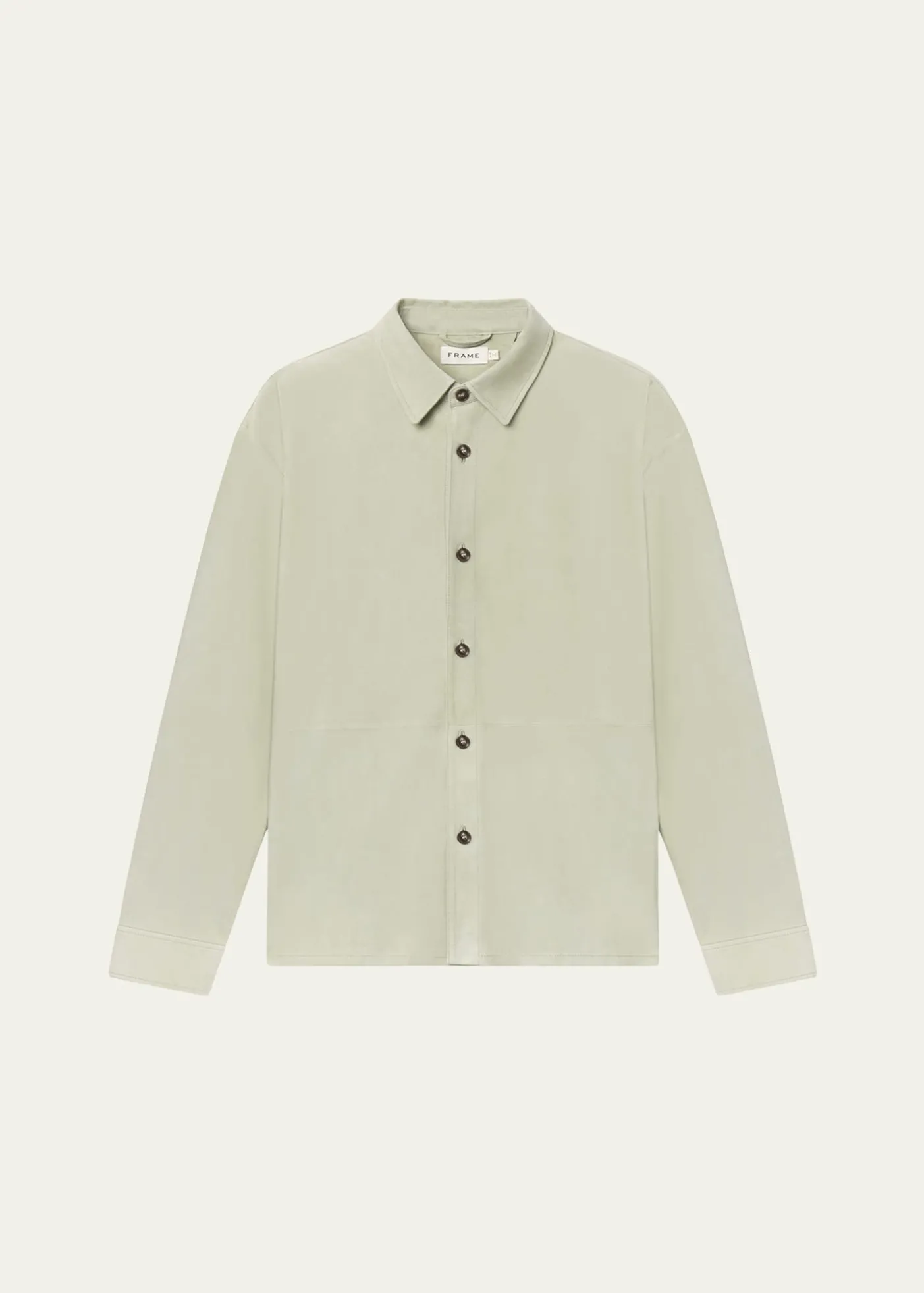 FRAMEMen's Suede Button-Down Shirt