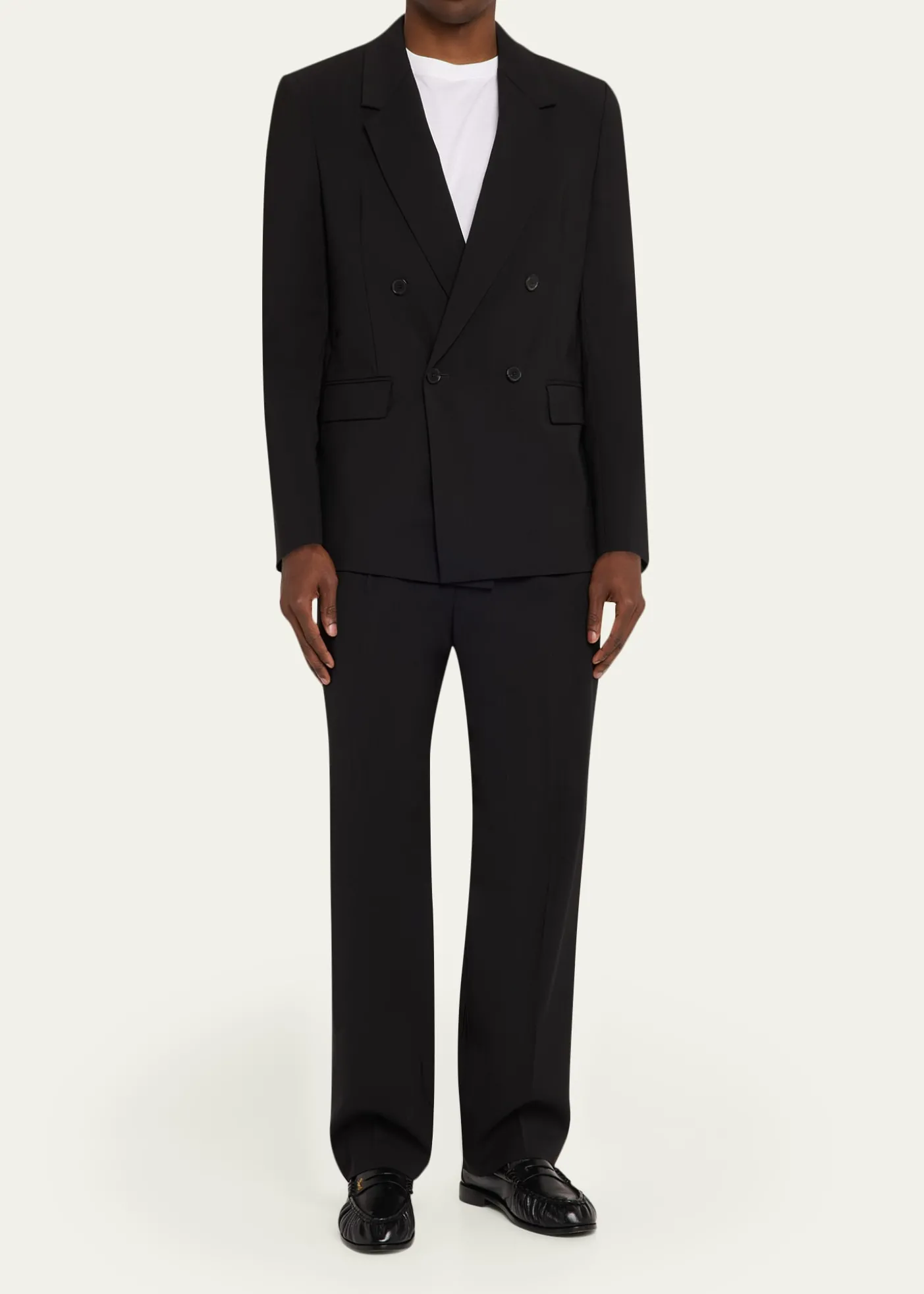 FRAMEMen's Tropical Wool Double-Breasted Blazer