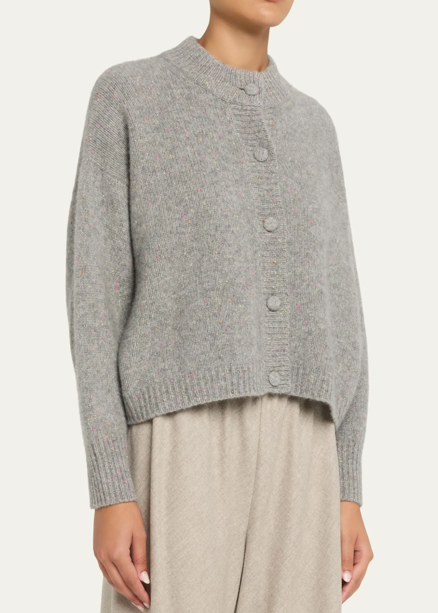 FRAMEThe Cashmere Fleck Cardigan