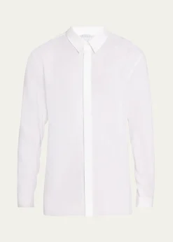 Gabriela HearstMen's Nicolas Linen Sport Shirt