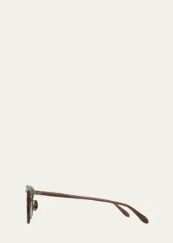 Garrett LeightMen's Kinney J Sun Square Sunglasses
