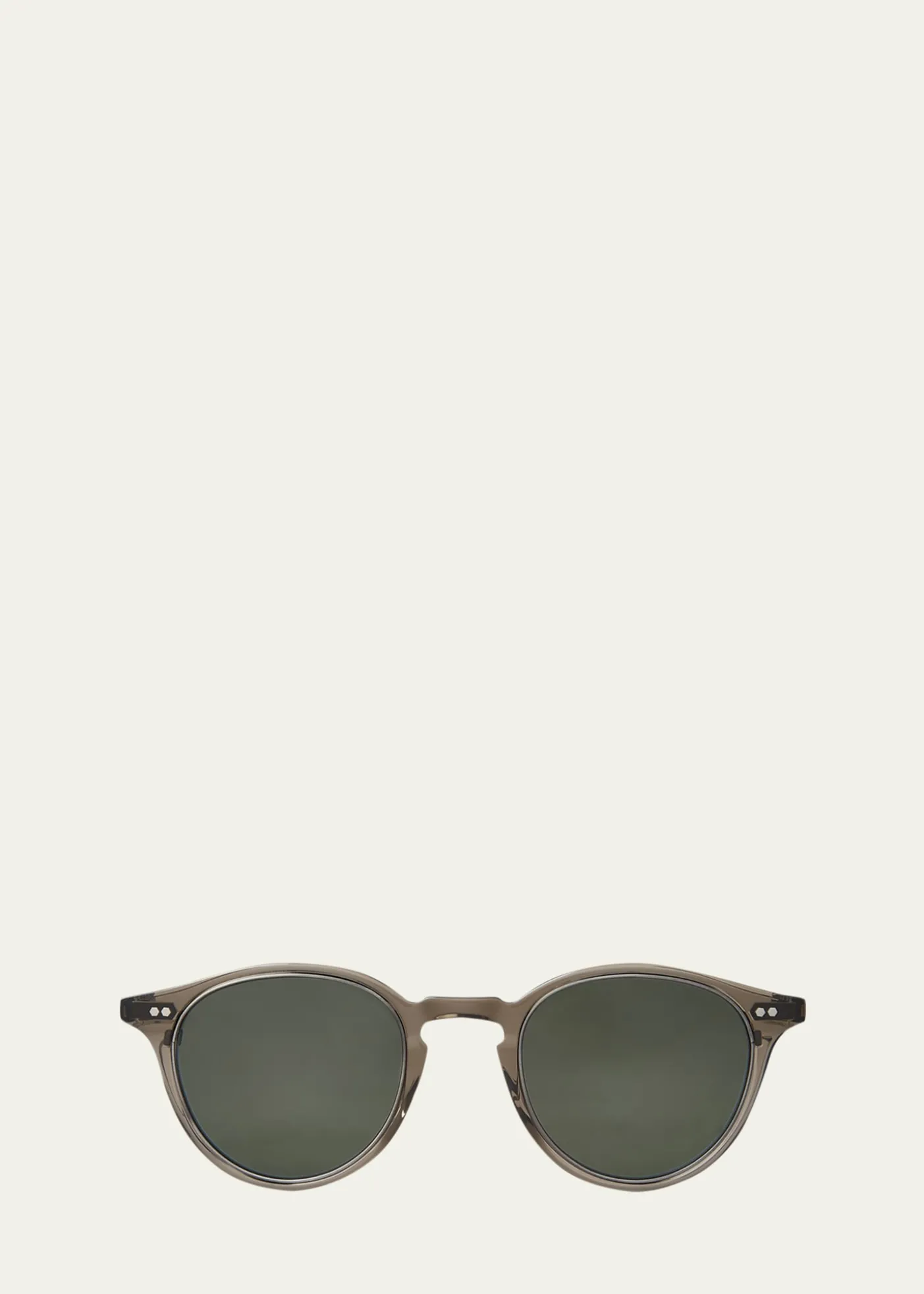 Garrett LeightMen's Marmont II Acetate Round Sunglasses