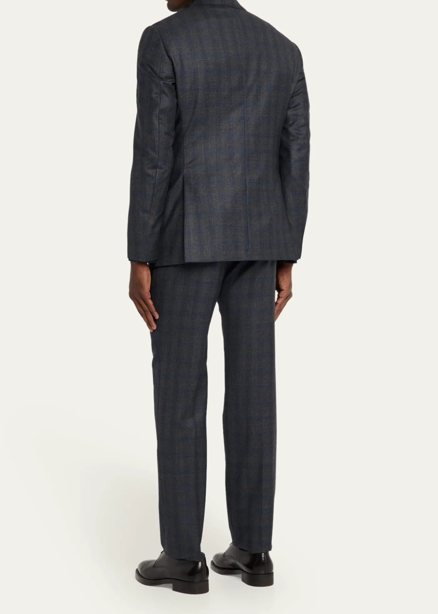 Giorgio ArmaniMen's Blurred Plaid G Line Two-Piece Suit