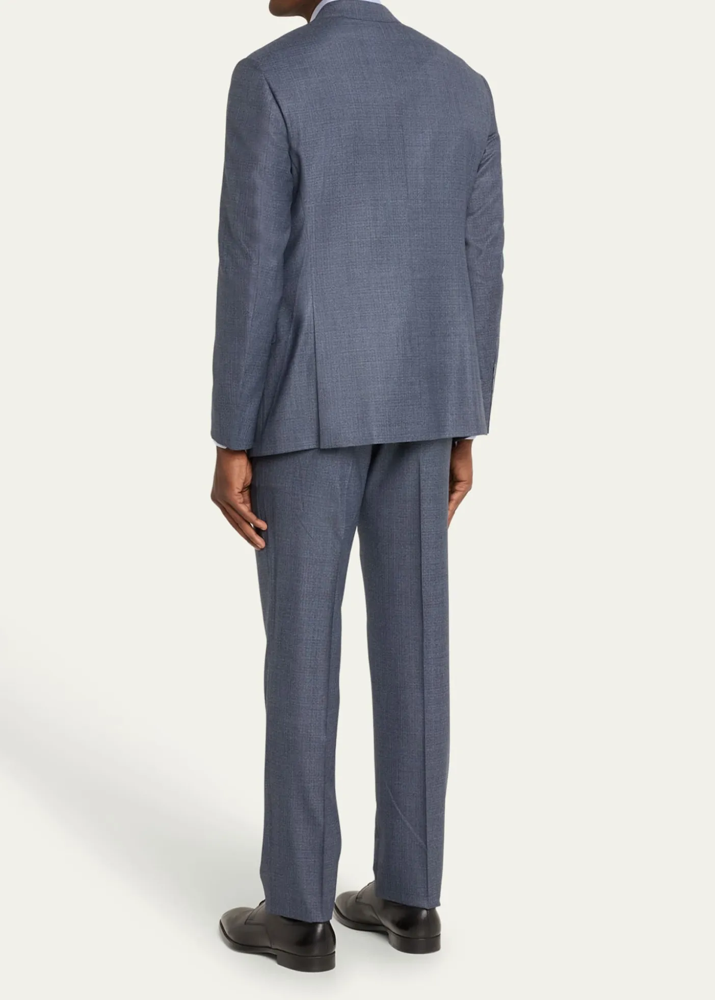 Giorgio ArmaniMen's Micro-Squares Wool Classic Fit Suit