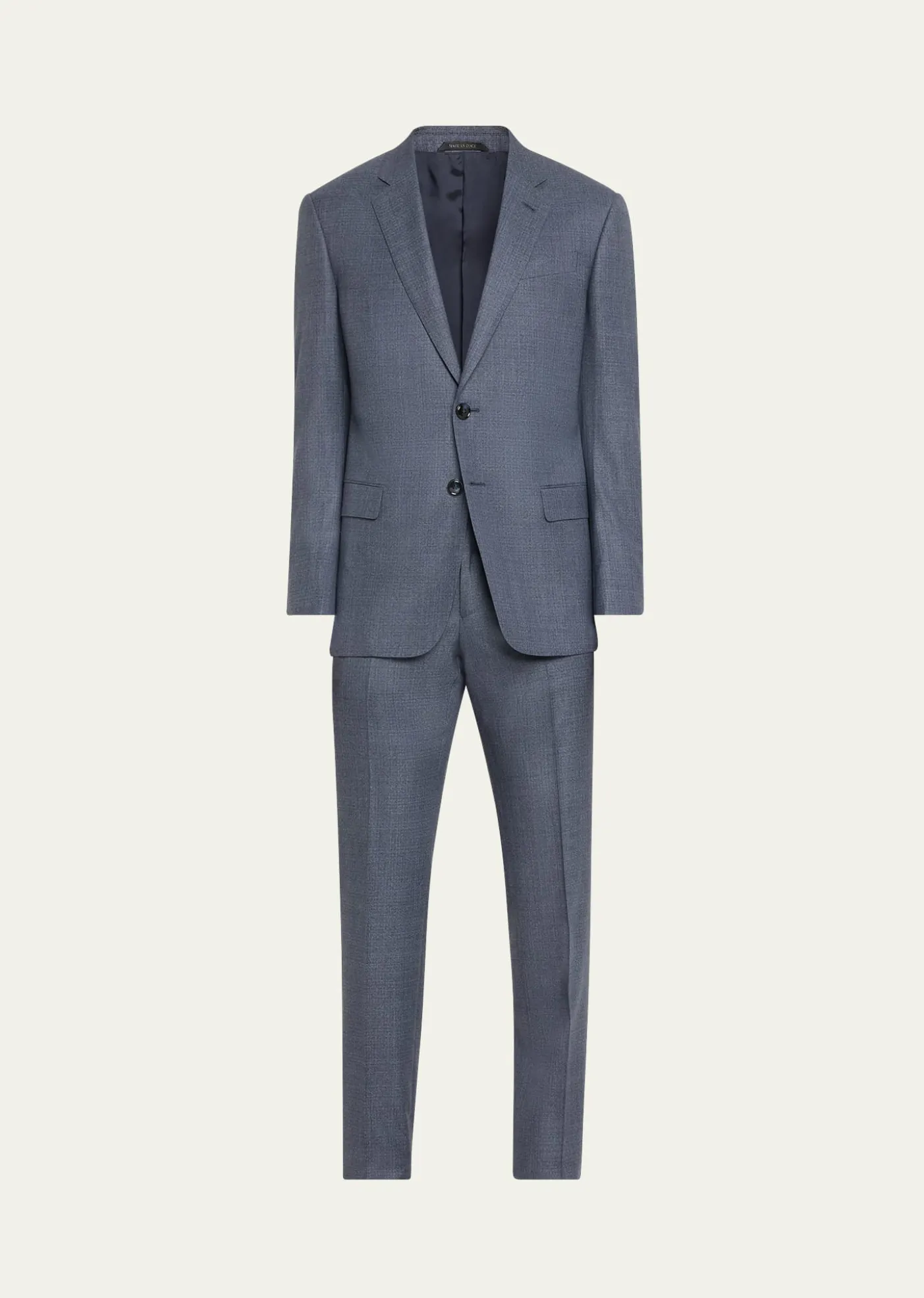 Giorgio ArmaniMen's Micro-Squares Wool Classic Fit Suit