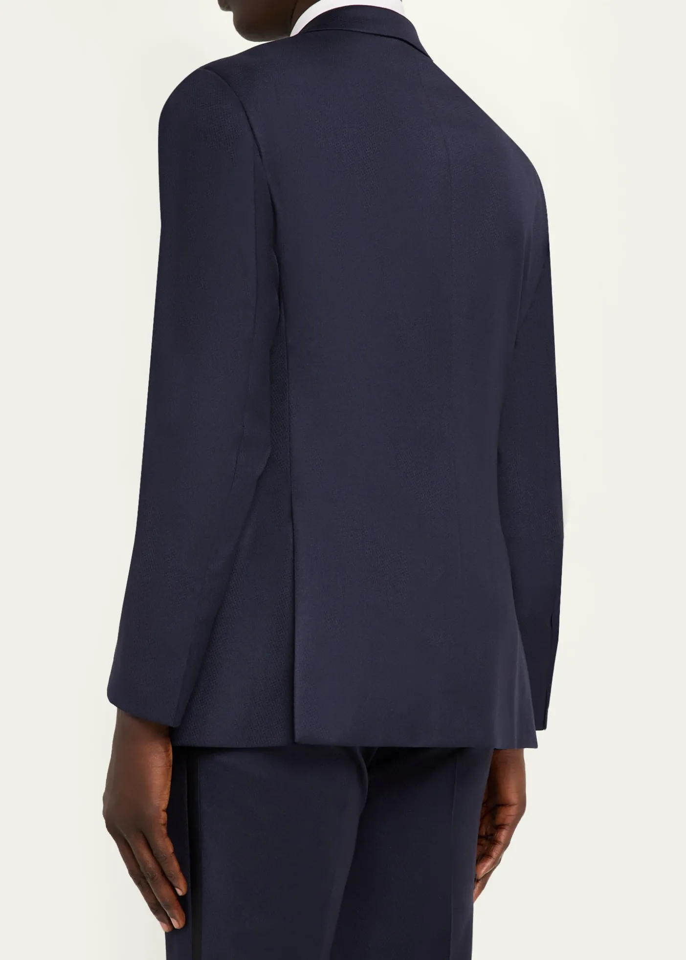 Giorgio ArmaniMen's Soft Woven Satin-Trim Single-Breasted Suit
