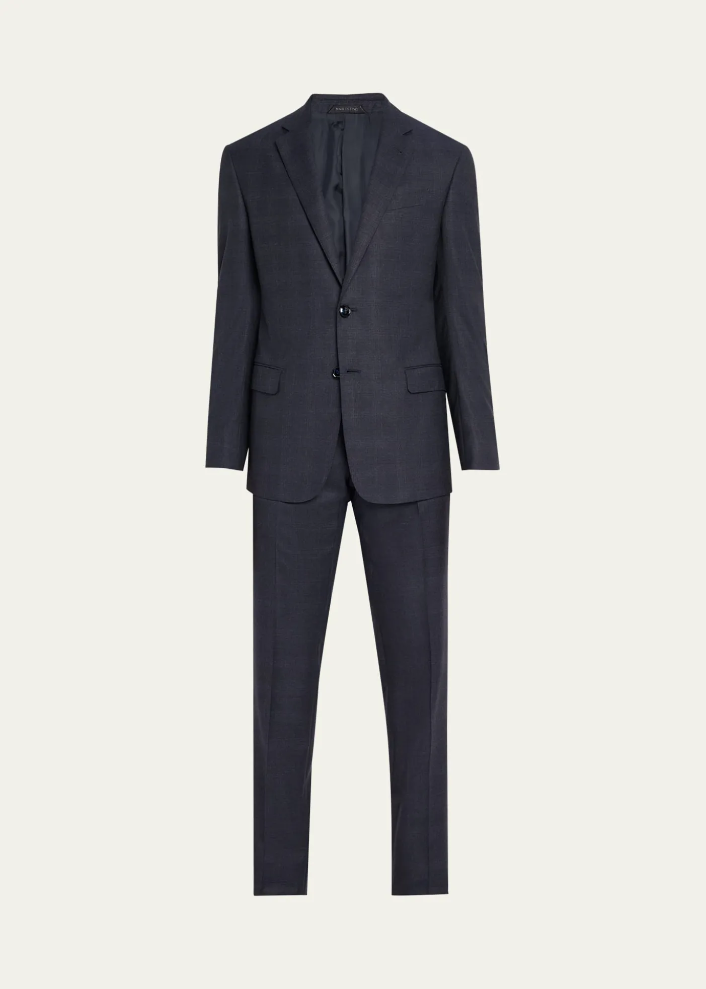 Giorgio ArmaniMen's Tonal Check Single-Breasted Suit