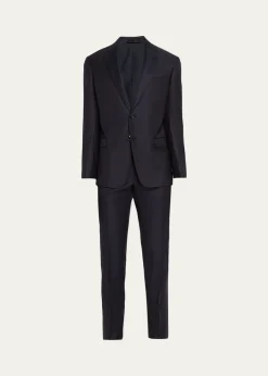 Giorgio ArmaniMen's Wool and Cashmere Soft Two-Piece Suit