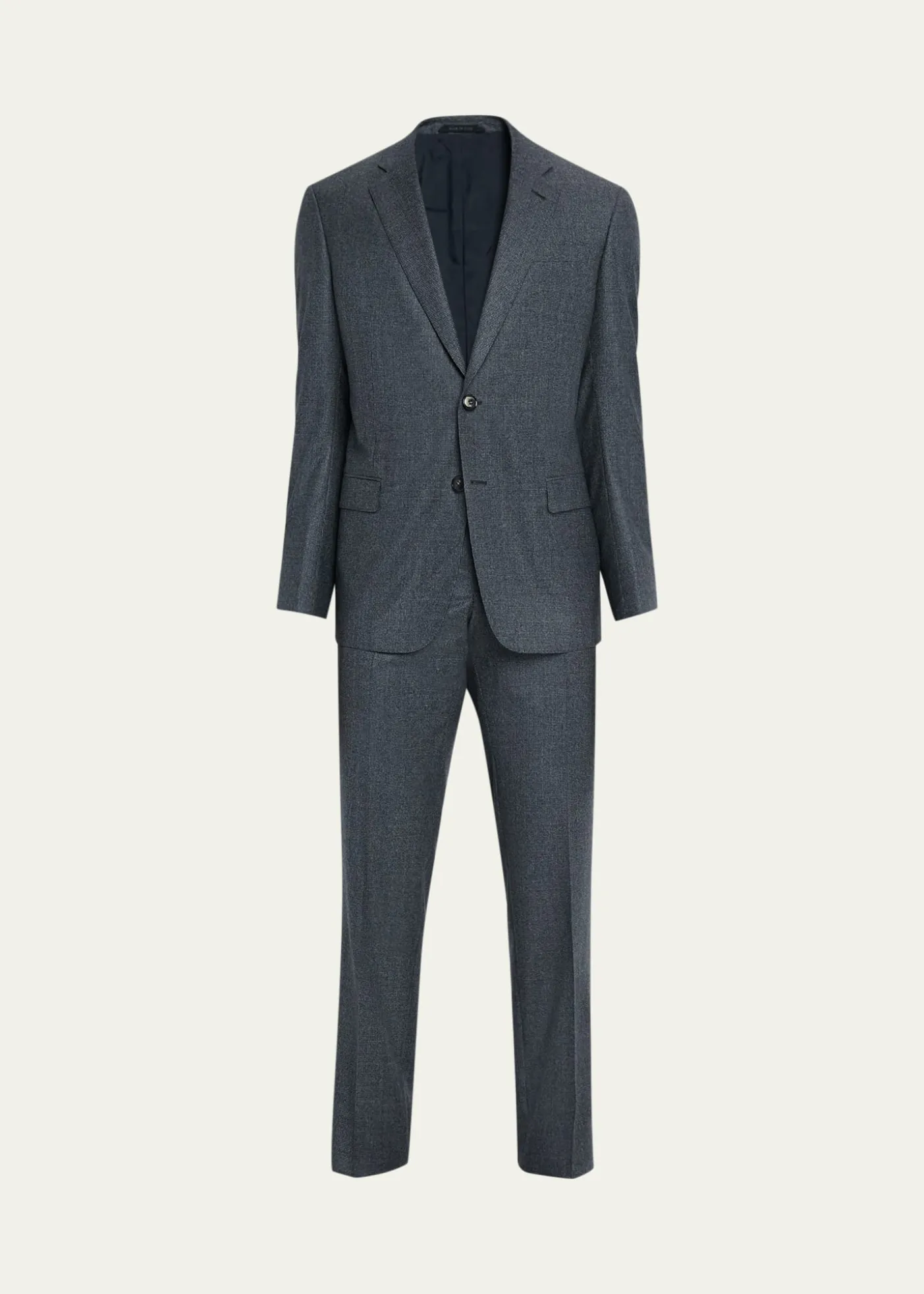 Giorgio ArmaniMen's Wool Micro-Houndstooth Two-Piece Suit