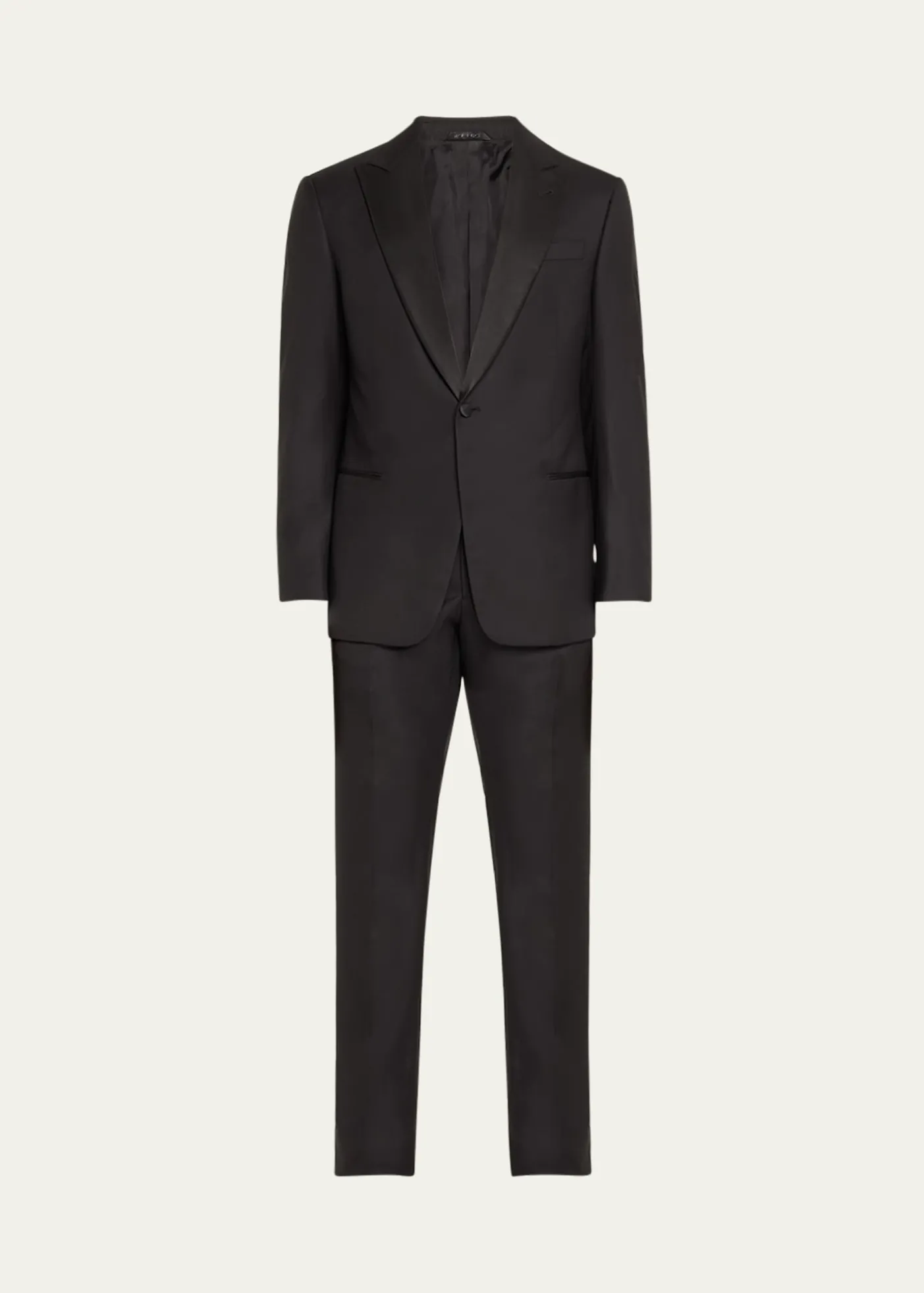 Giorgio ArmaniMen's Wool Satin-Lapel Two-Piece Tuxedo Set