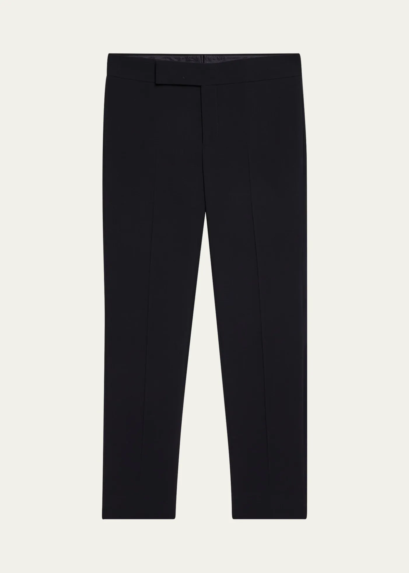 Giorgio ArmaniMen's Flat-Front Creased Trousers
