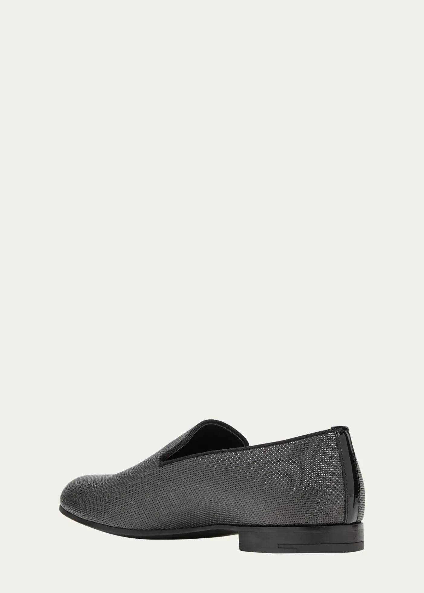 Giorgio ArmaniMen's Formal Leather Venetian Loafers