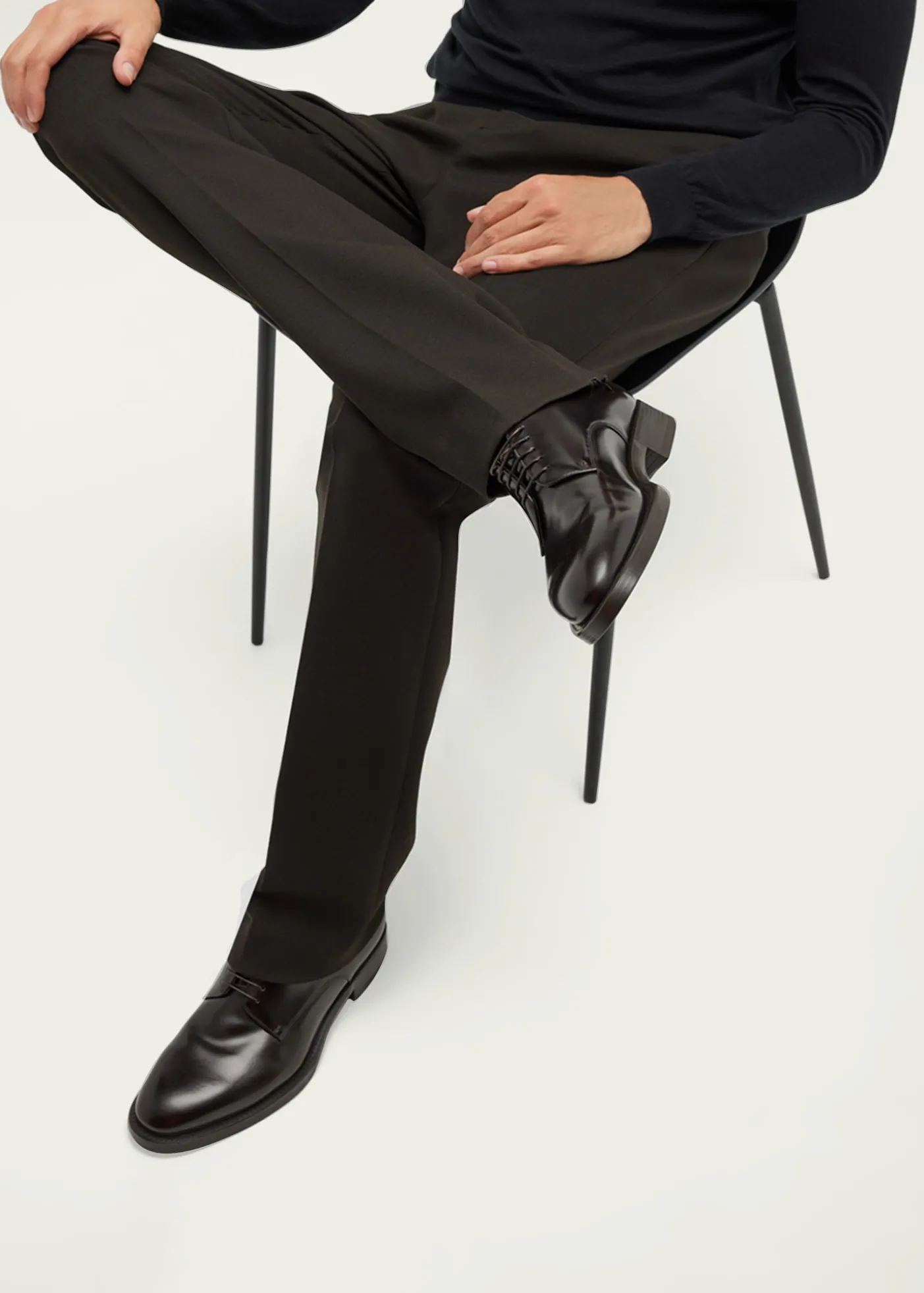 Giorgio ArmaniMen's Leather Derby Shoes