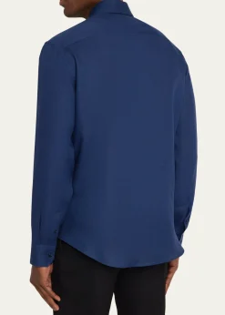 Giorgio ArmaniMen's Linen Classic-Fit Sport Shirt