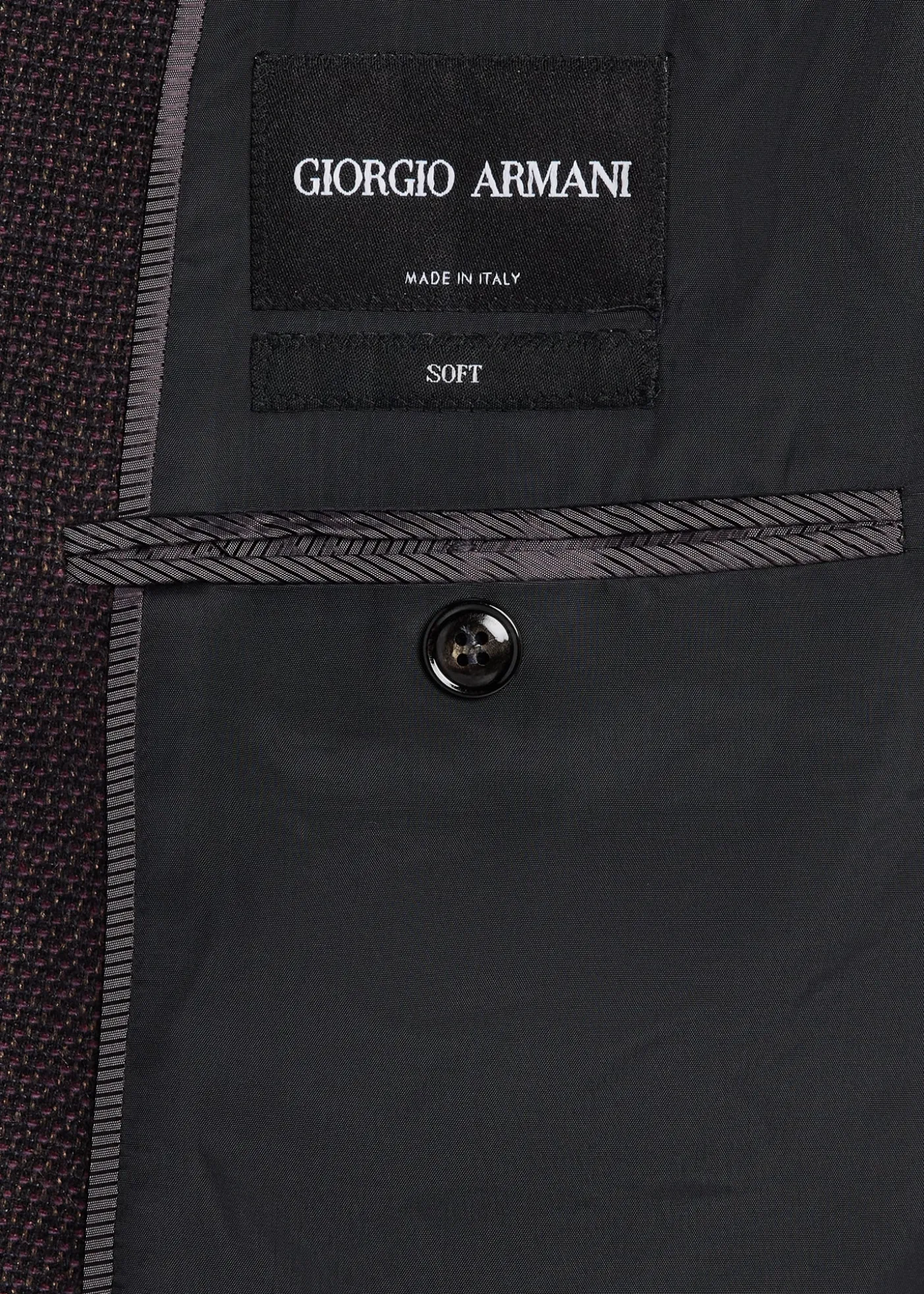 Giorgio ArmaniMen's Micro Grid Textured Blend Sport Coat