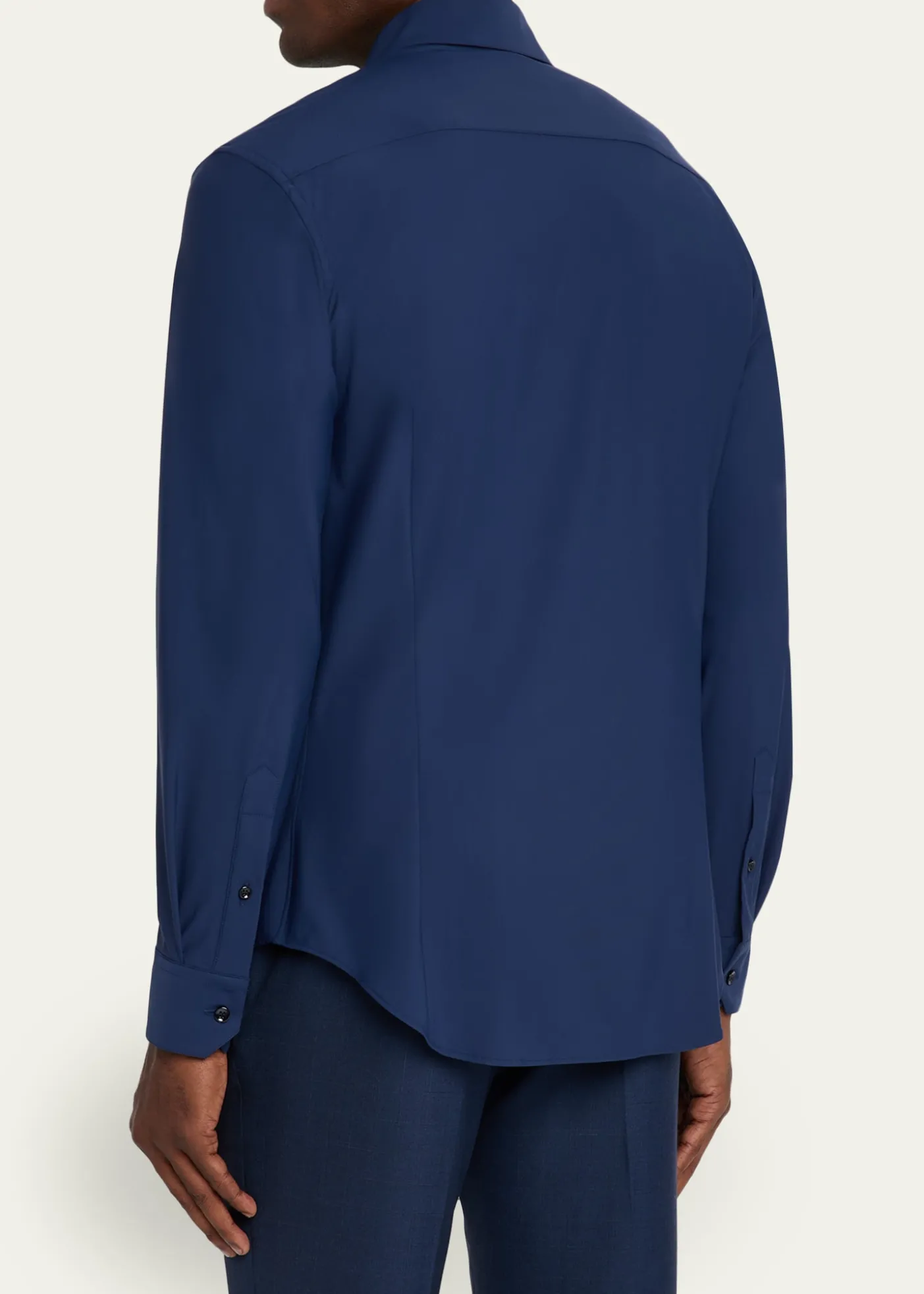 Giorgio ArmaniMen's Nylon-Stretch Slim Sport Shirt