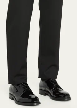 Giorgio ArmaniMen's Patent Leather Derby Shoes