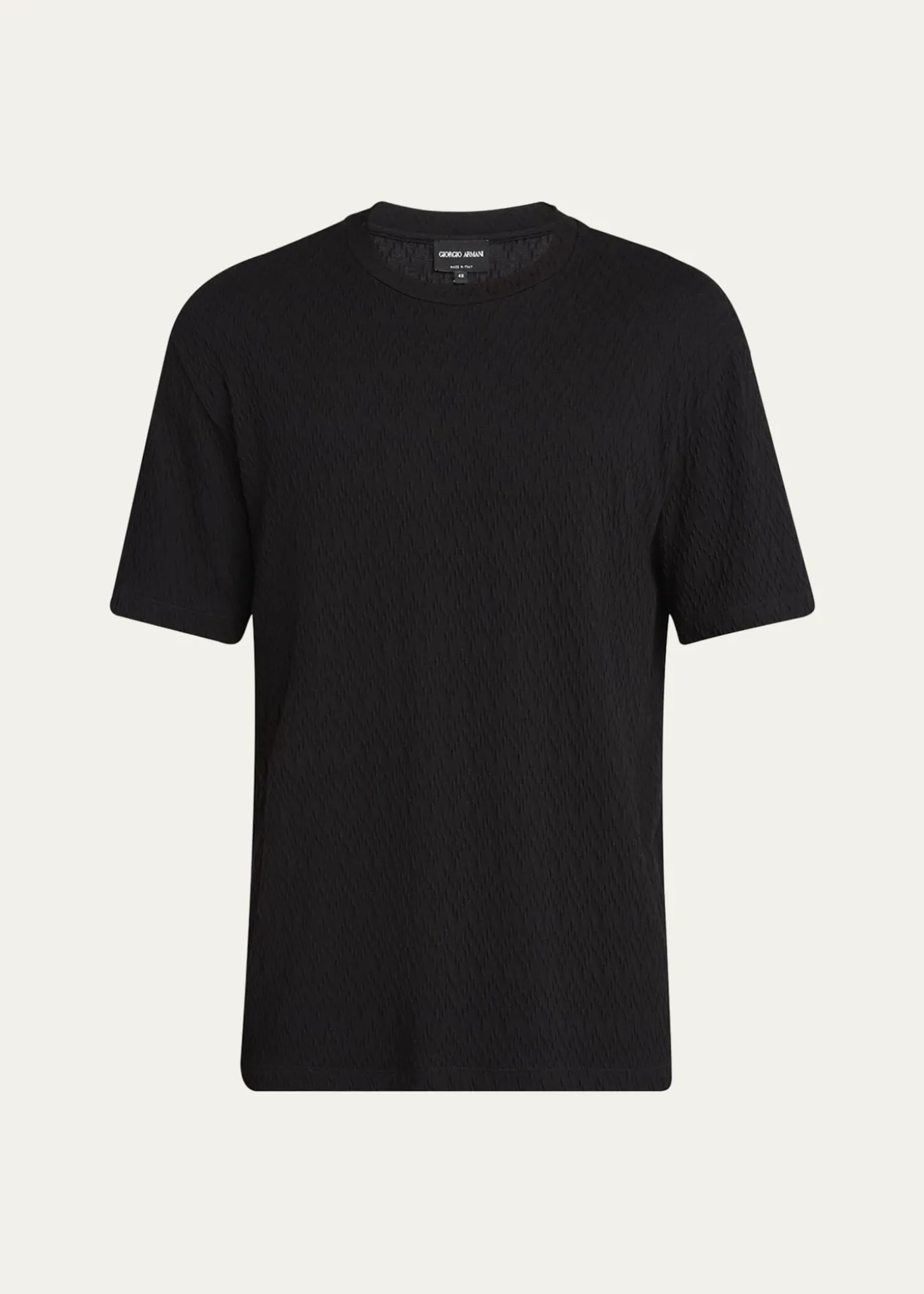 Giorgio ArmaniMen's Raised Chevron T-Shirt