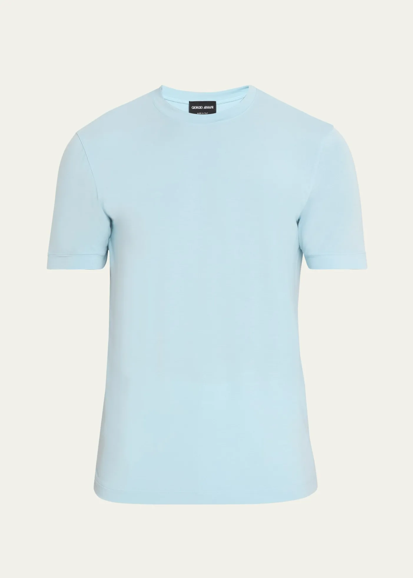 Giorgio ArmaniMen's Short-Sleeved Cotton Jersey T-Shirt