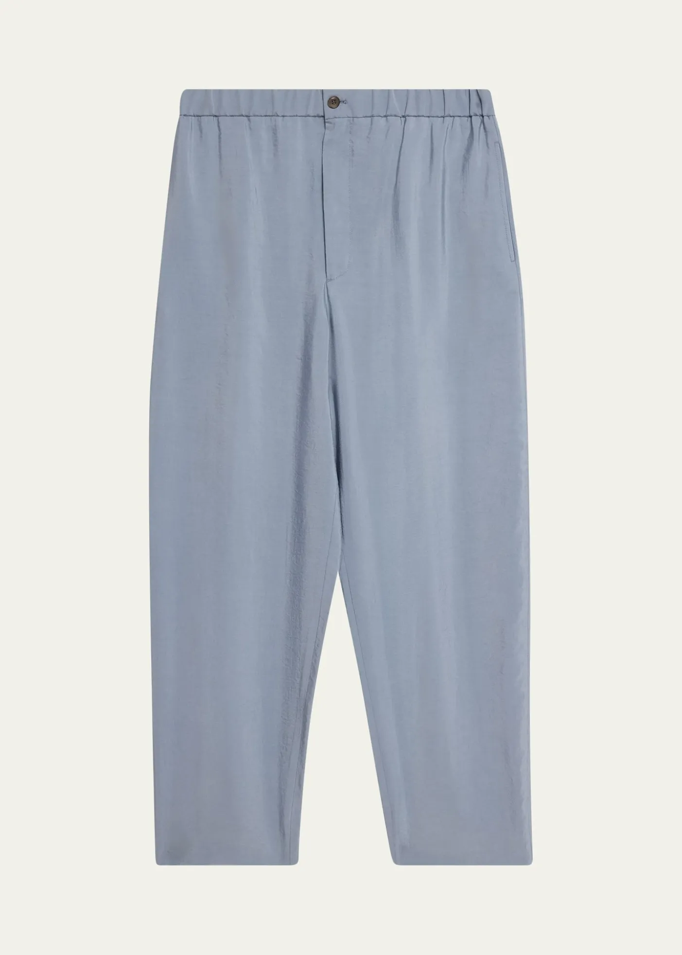 Giorgio ArmaniMen's Silk Wide-Leg Trousers