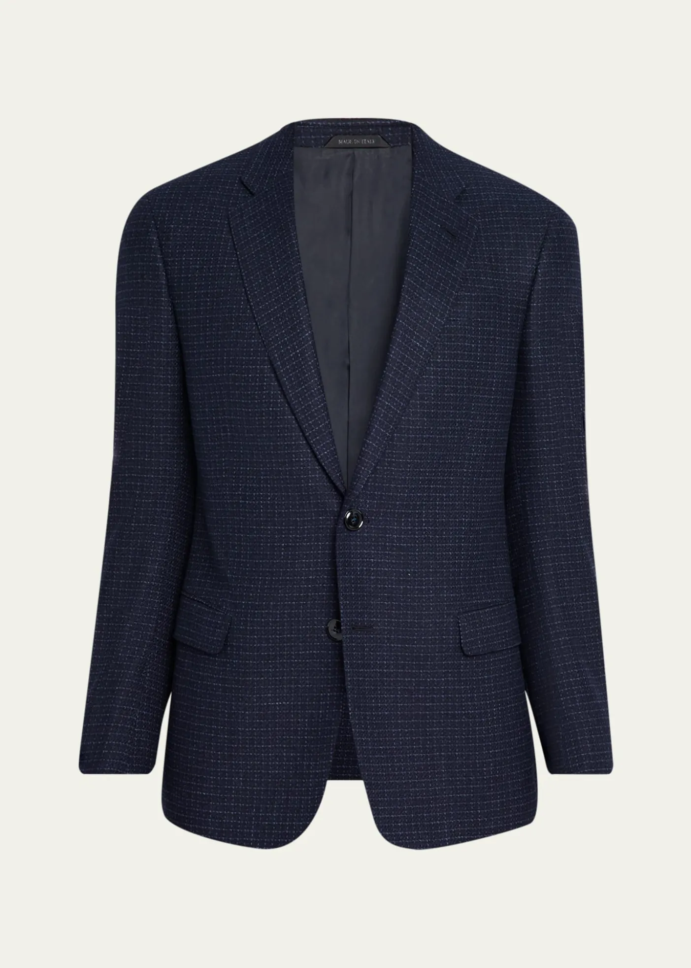 Giorgio ArmaniMen's Soft Line Check Single-Breasted Sport Coat