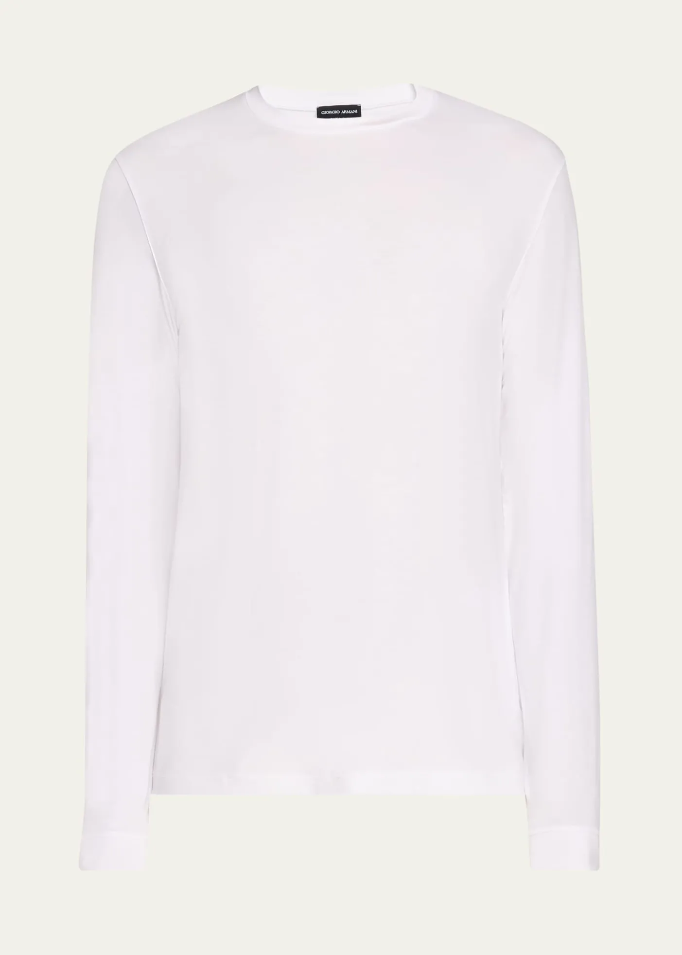 Giorgio ArmaniMen's Solid Cotton T-Shirt