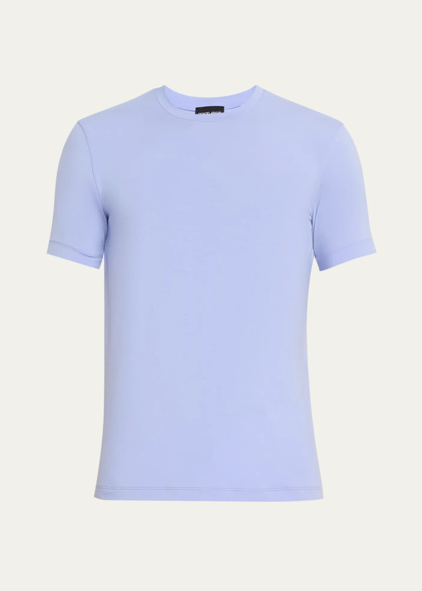 Giorgio ArmaniMen's Solid Viscose Stretch Jersey T-Shirt