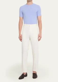 Giorgio ArmaniMen's Solid Viscose Stretch Jersey T-Shirt