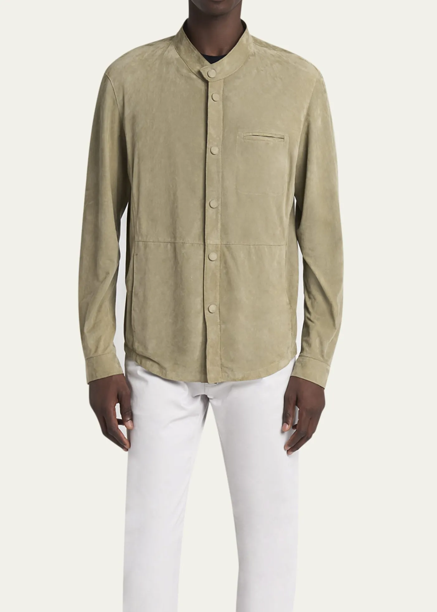 Giorgio ArmaniMen's Suede Overshirt