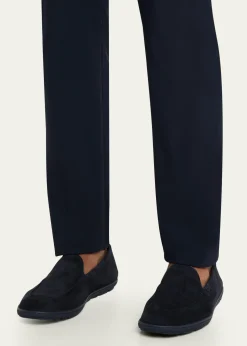 Giorgio ArmaniMen's Suede Sneaker Loafers