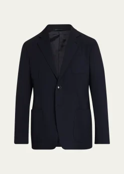 Giorgio ArmaniMen's Virgin Wool Single-Breasted Sport Coat