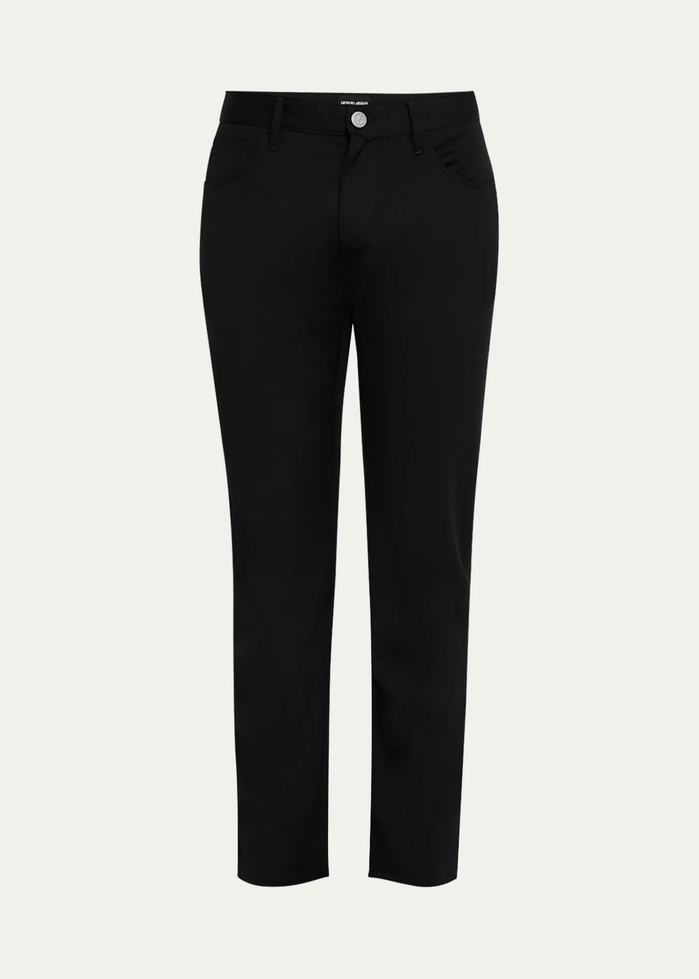 Giorgio ArmaniMen's Wool Twill 5-Pocket Pants