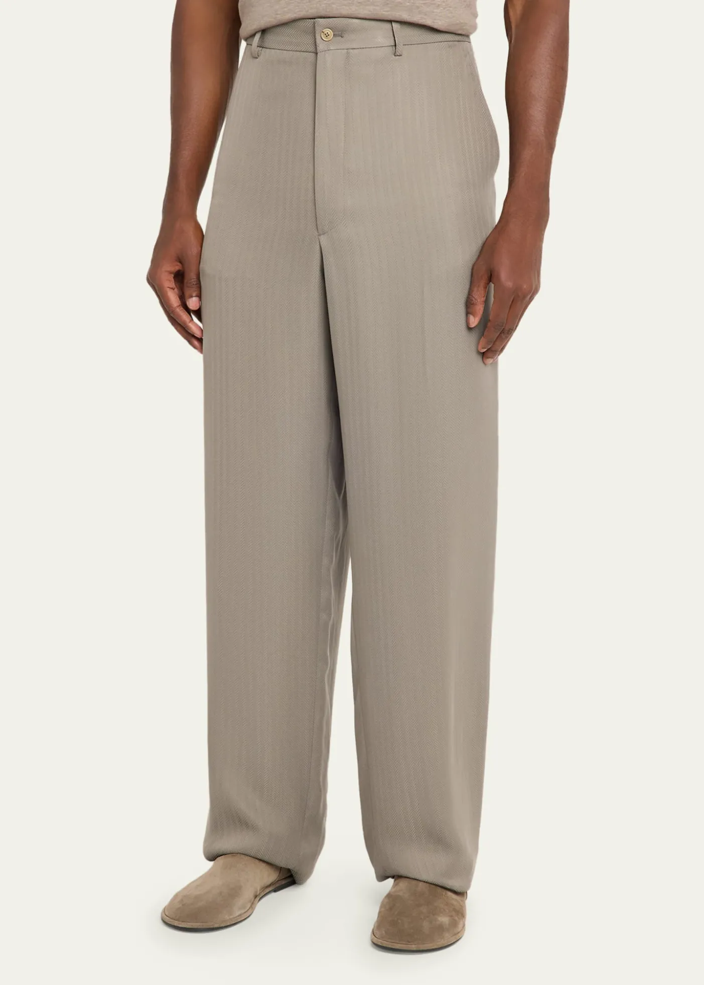 Giorgio ArmaniStraight-Leg Tailored Pants