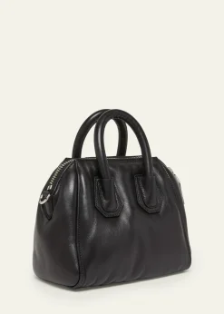 GivenchyAntigona Puffy Top-Handle Bag in Leather