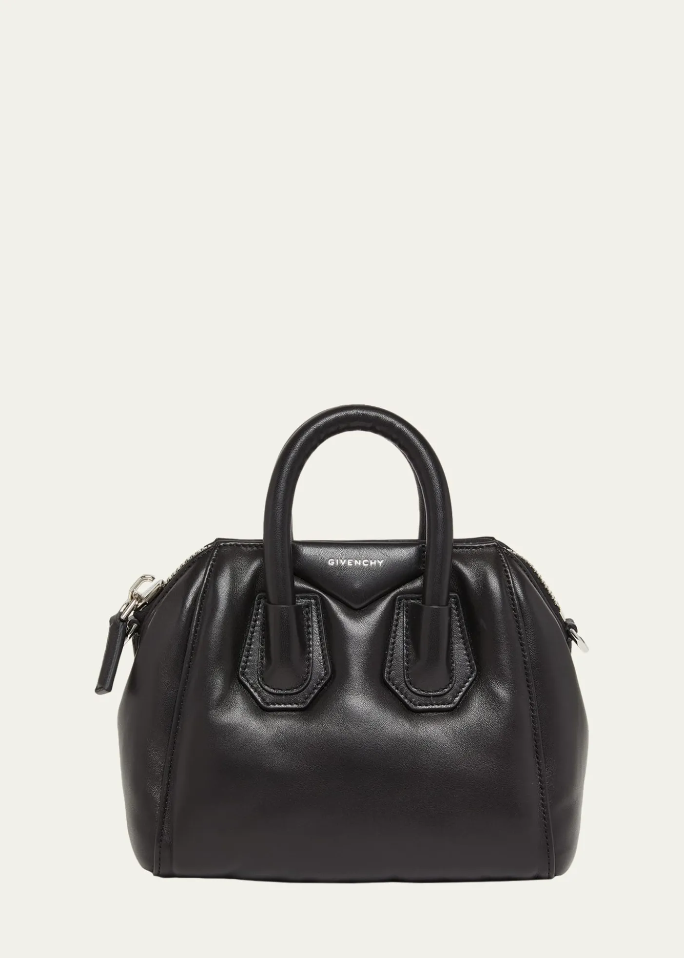 GivenchyAntigona Puffy Top-Handle Bag in Leather