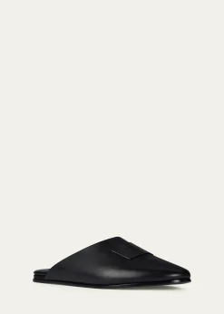 GivenchyLabel Leather Mules