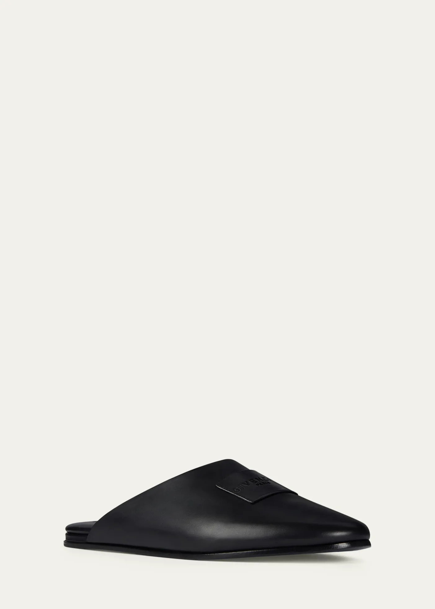 GivenchyLabel Leather Mules