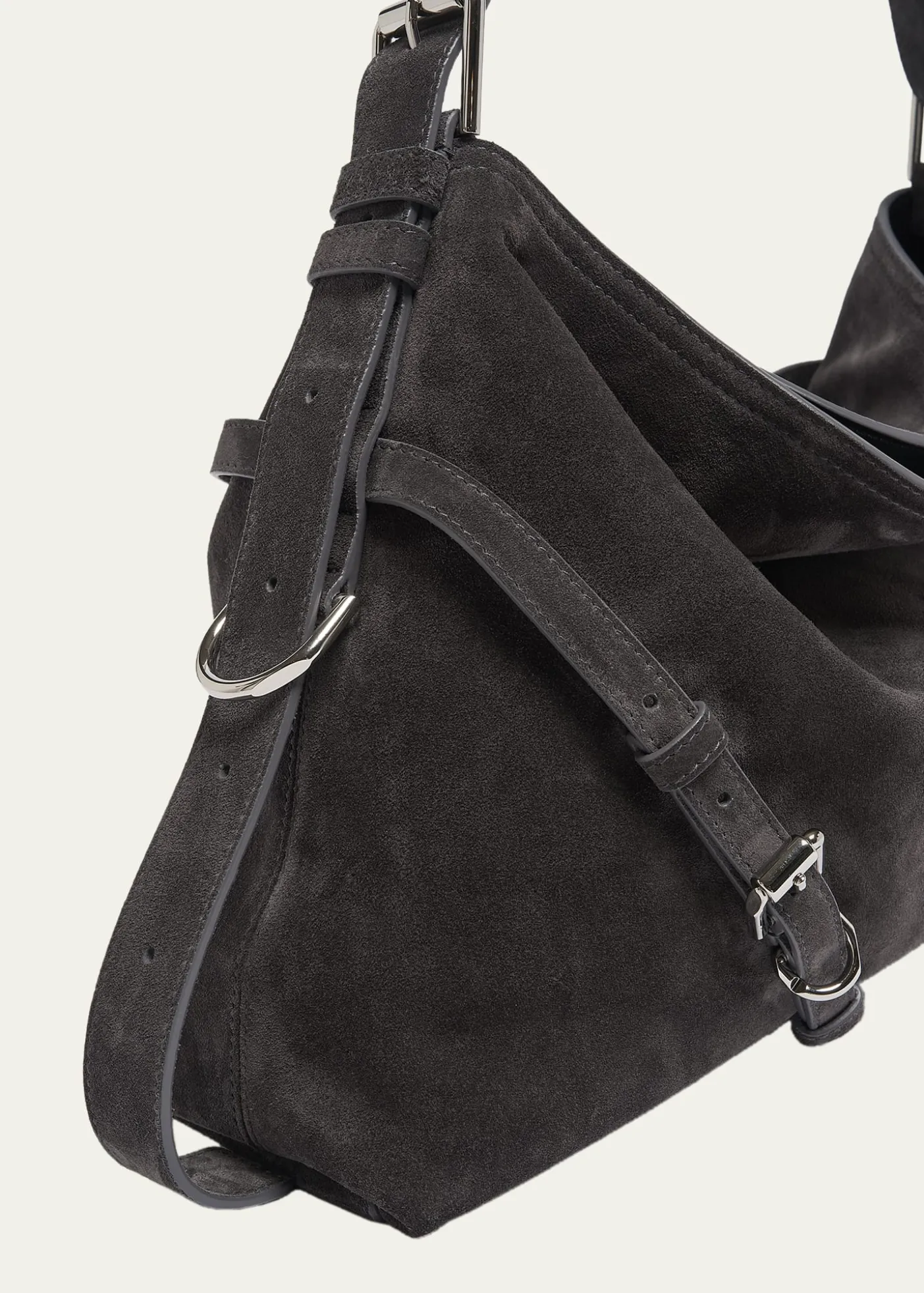 GivenchyMedium Voyou Suede Shoulder Bag