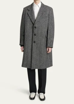GivenchyMen's Donegal Herringbone Coat
